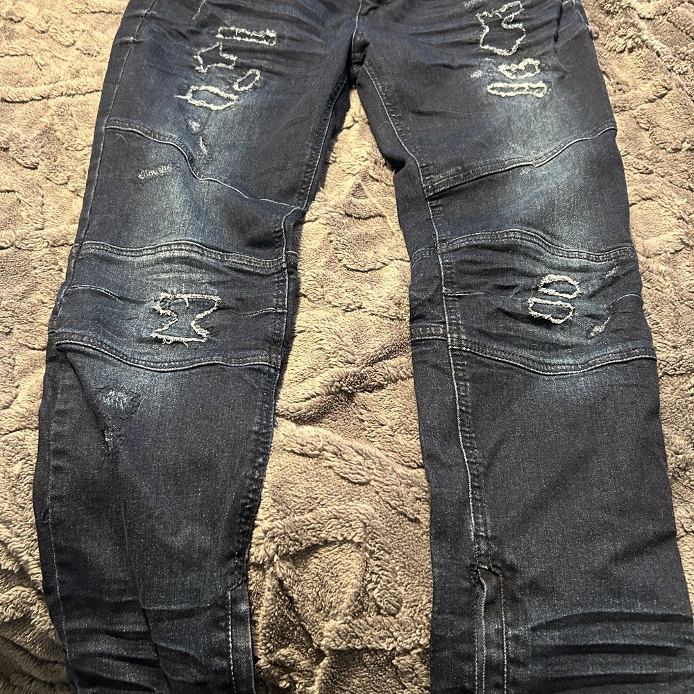 Distressed jeans by lucky & blessed size 16